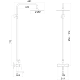 Душова система Globus Lux MAIN SM-SH-02 Фото - 1