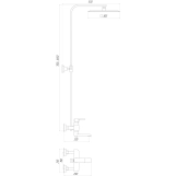Душова система Globus Lux MILANO VAN-GLM-0007  Фото - 4