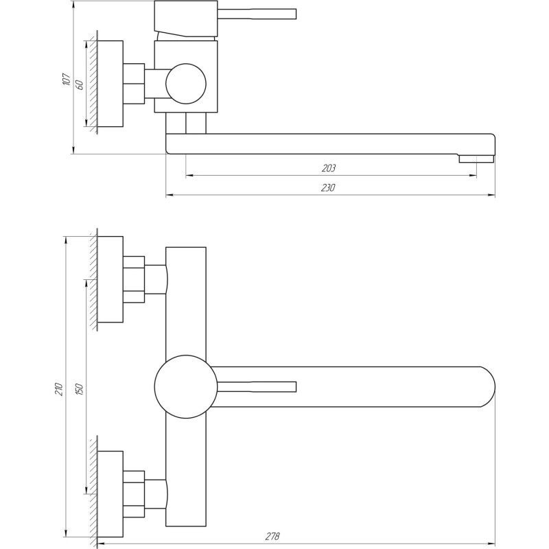 Змішувач для кухні Globus Lux ALPEN SBT1-104 Фото - 1