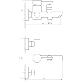 Смеситель для ванны Globus Lux ALPEN SBT1-102NE Фото - 5