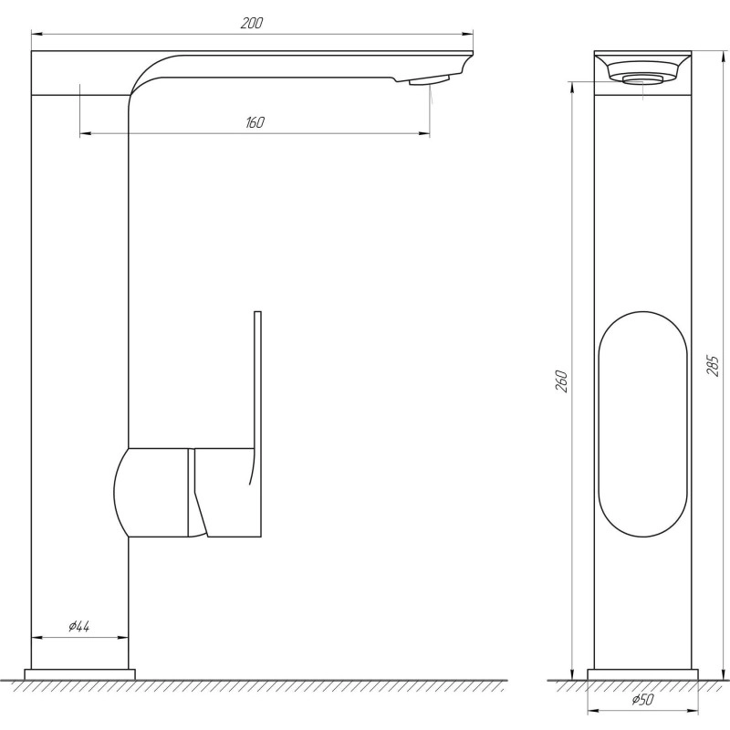 Смеситель для кухни Globus Lux Ontario GLO-0203L Фото - 1