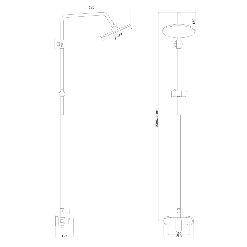 Душова система Globus Lux ONTARIO GLO-0005 Фото - 1