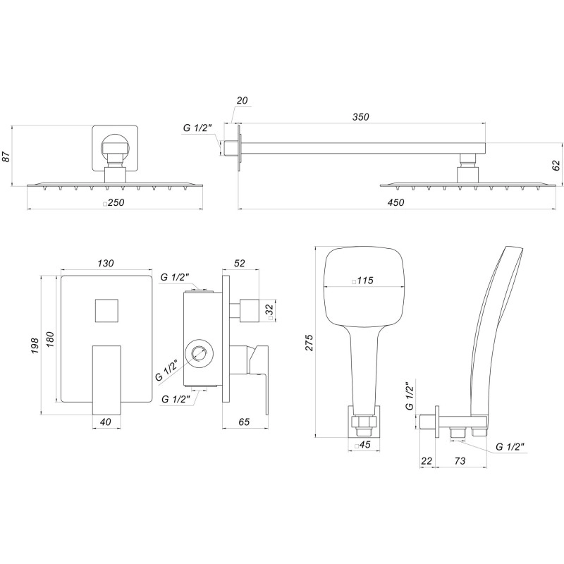 Душова система Globus Lux GLM-205-SMART Фото - 9