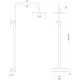 Душова система Globus Lux Termostatic Q GLM-0040T Фото - 1