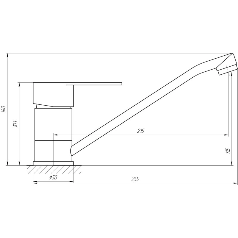 Смеситель для кухни Globus Lux MAIN SM-203 Фото - 1