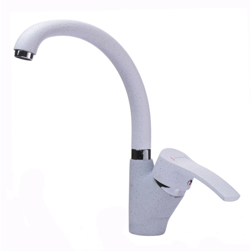 Змішувач для кухні Globus Lux QUEENSLAND GLQU-0203S-BIG-7-WHITE Фото - 2