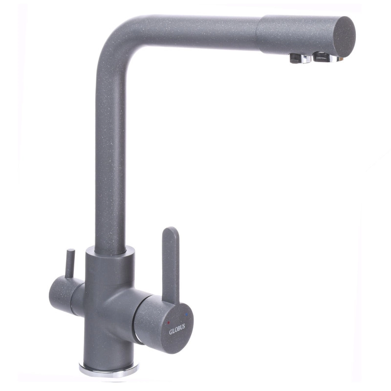 Змішувач для кухні під осмос Globus Lux LAZER GLLR-0444-3-TITANIUM Фото - 2