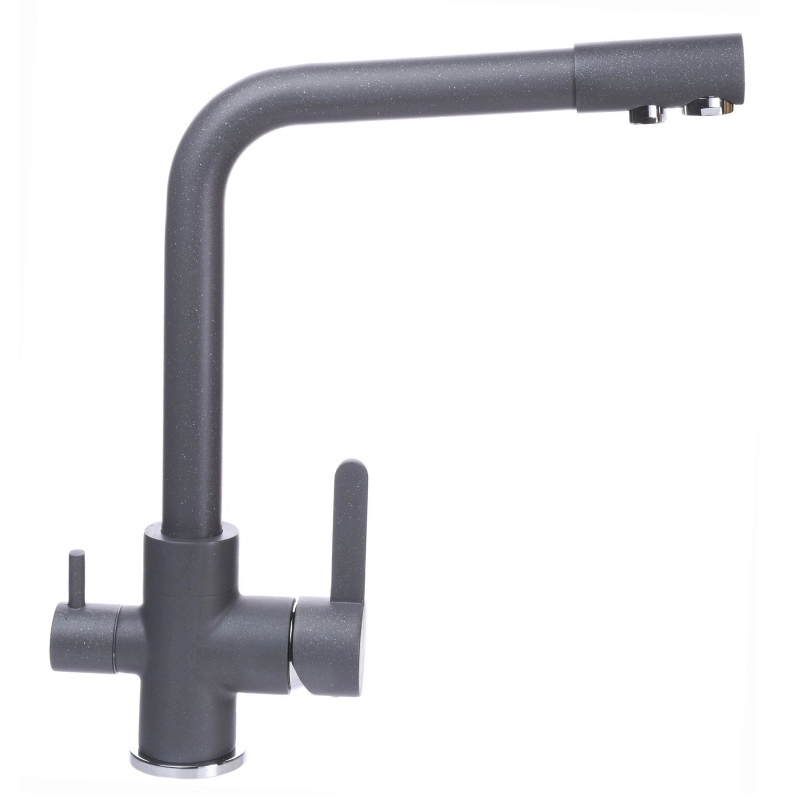 Змішувач для кухні під осмос Globus Lux LAZER GLLR-0444-3-TITANIUM Фото - 3