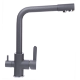 Змішувач для кухні під осмос Globus Lux LAZER GLLR-0444-3-TITANIUM Фото - 3