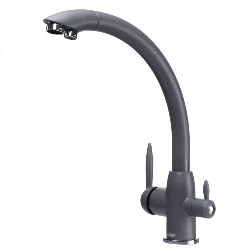 Змішувач для кухні під осмос Globus Lux LAZER GLLR-0777-3-TITANIUM Фото - 2