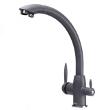 Змішувач для кухні під осмос Globus Lux LAZER GLLR-0777-3-TITANIUM Фото - 2
