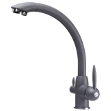 Змішувач для кухні під осмос Globus Lux LAZER GLLR-0777-3-TITANIUM Фото - 3