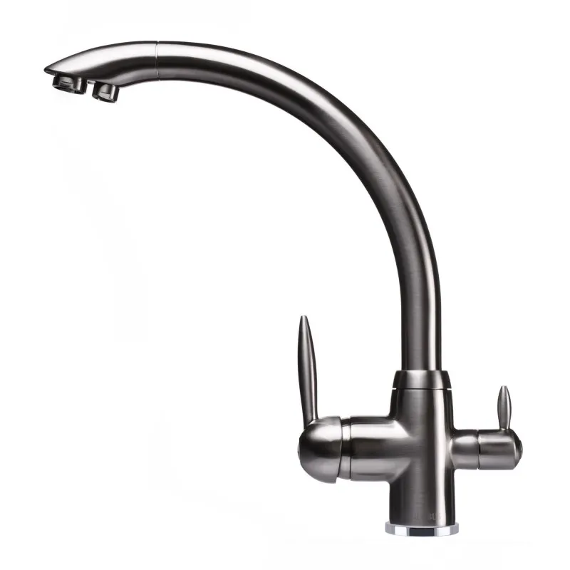Смеситель для кухни под осмос Globus Lux LAZER GLLR-0777-8-STSTEEL Фото - 3