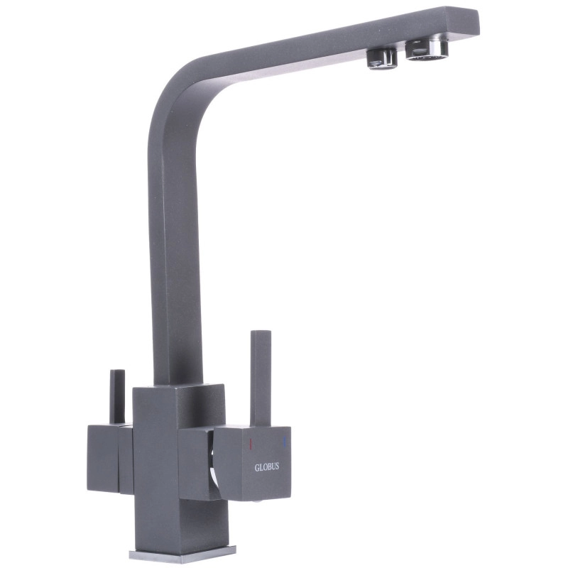 Змішувач для кухні під осмос Globus Lux LAZER GLLR-0111-3-TITANIUM Фото - 3