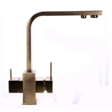 Змішувач для кухні під осмос Globus Lux LAZER GLLR-0111-9-BRONZE Фото - 2