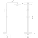Душова система Globus Lux Termostatic Q VAN-GLQ-0041T Фото - 4