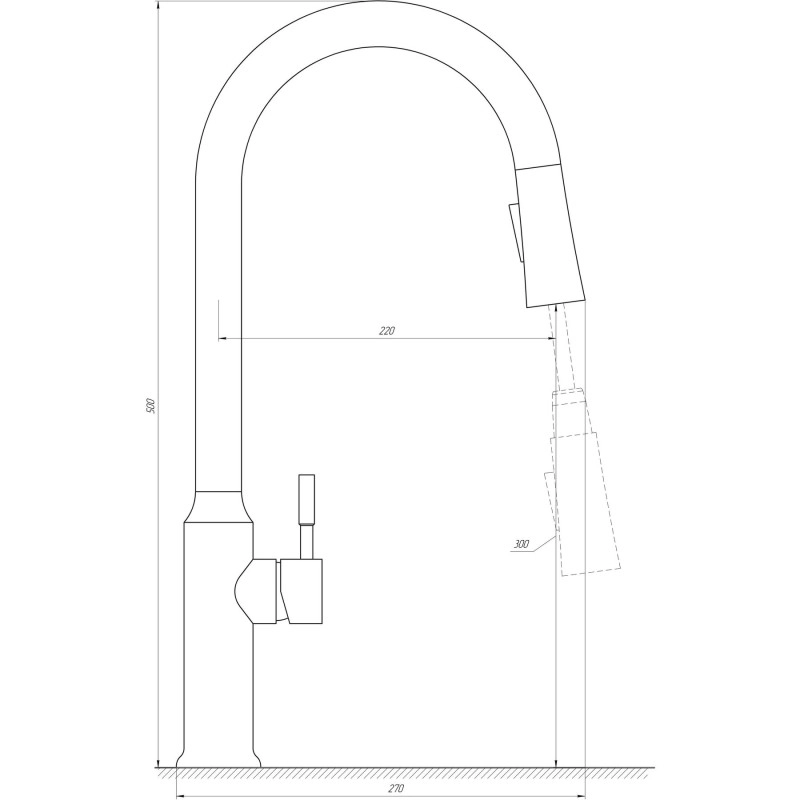 Змішувач для кухні Globus Lux ALPEN SBT1-2033 Фото - 4