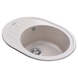 Гранитная мойка Globus Lux ARNO миндаль 620х500-А0008 Фото - 1