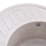 Гранитная мойка Globus Lux ARNO миндаль 620х500-А0008 Фото - 3