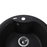 Гранитная мойка Globus Lux ORTA черный 485мм-А0002 Фото - 2