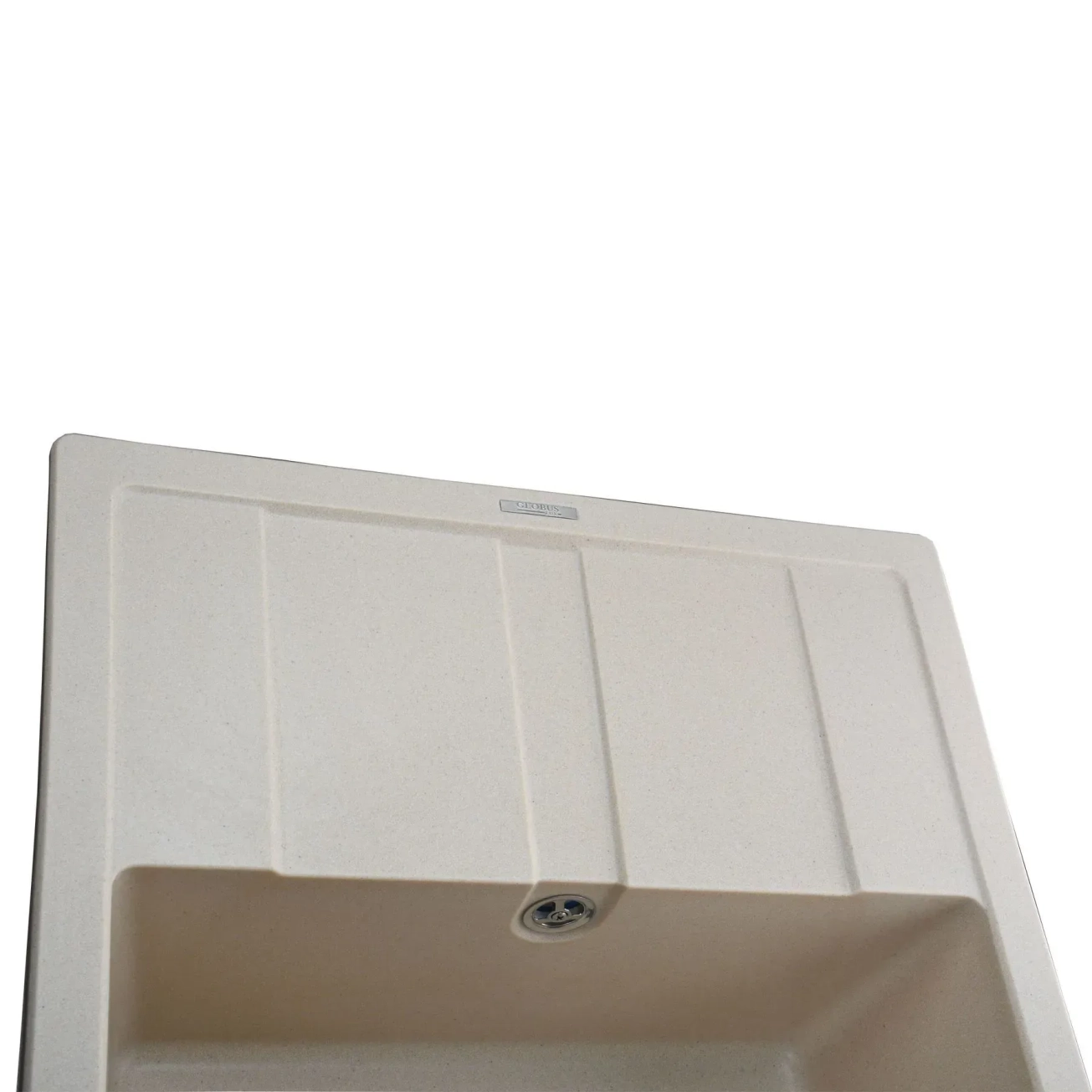 Гранітна мийка Globus Lux ONE слонова кiстка 650х500 Фото - 2