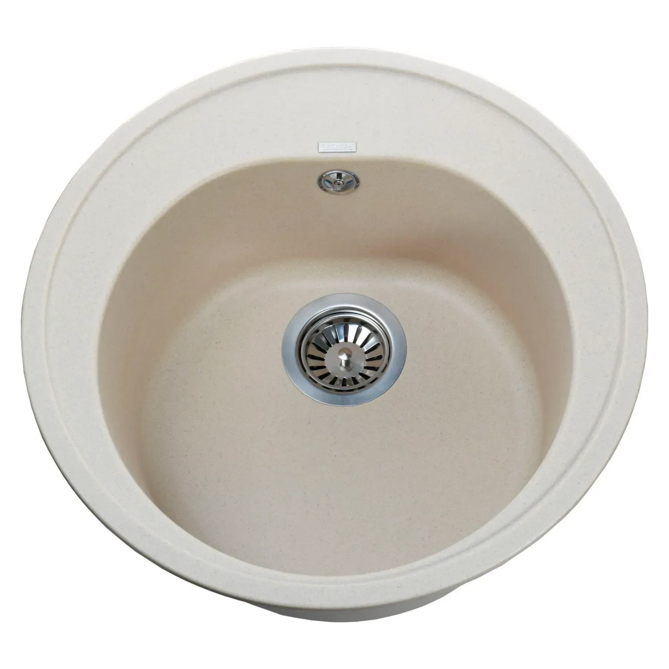 Гранитная мойка Globus Lux MARTIN слоновая кость 510