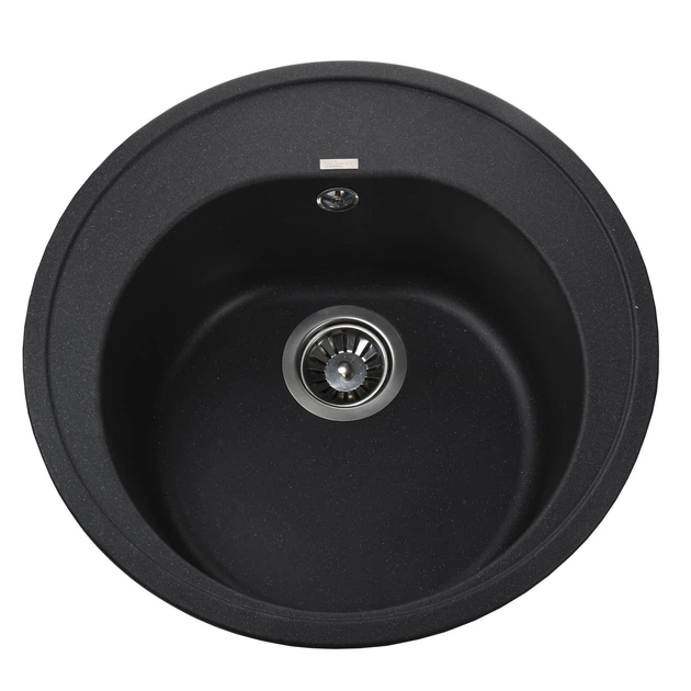 Гранітна мийка Globus Lux MARTIN чорний металікк 510мм-А0001