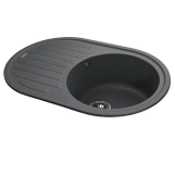 Гранитная мойка Globus Lux OHARA серый металлик 770х500мм-А0003 Фото - 1