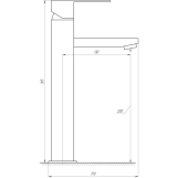 Змішувач для умивальника Globus Lux SICILIA SBQ-201-BB Фото - 1