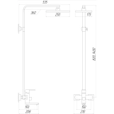 Душевая система Globus Lux SICILIA VAN-SBQ-SH-04-BB Фото - 5