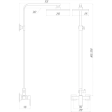 Душова система Globus Lux SICILIA SBQ-SH-125-BB Фото - 4