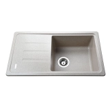 Гранітна мийка Globus Lux LUGANO мигдаль 780х435мм-А0008