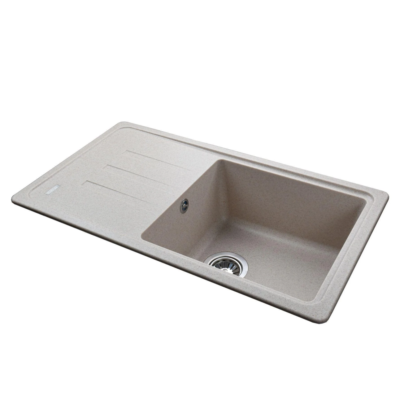 Гранитная мойка Globus Lux LUGANO песчаный 780х435-А0004 Фото - 2