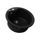 Гранитная мойка Globus Lux ORTA графит 485мм-А0001 Фото - 1