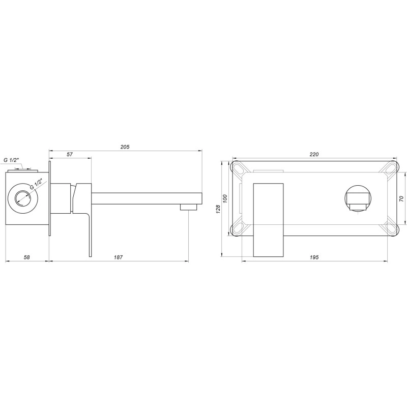 Змішувач для умивальника Globus Lux Milano GLM-204-BB-SMART Фото - 9