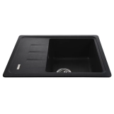Гранітна мийка Globus Lux MONO графіт 620х435мм-А0001 Фото - 4