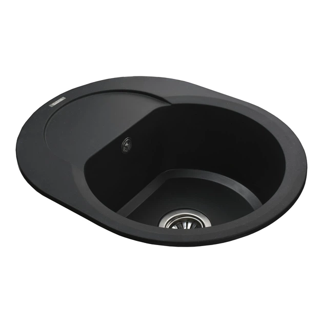 Гранитная мойка Globus Lux MORAINE черный 600х470мм-А0001 Фото - 1