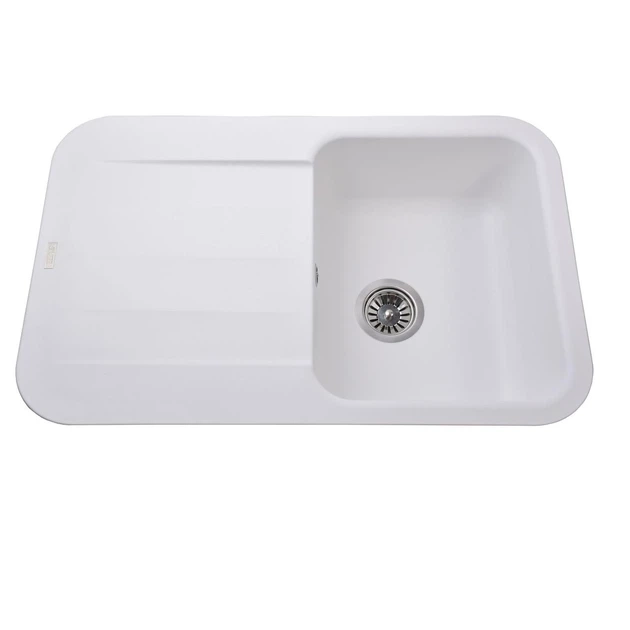 Гранитная мойка Globus Lux OBER белый 780х500мм-А0007