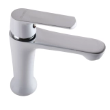 Змішувач для умивальника Globus Lux Laguna GLA-0401-7-WHITE Фото - 3
