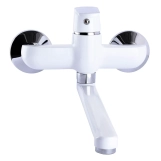 Смеситель для кухни со стены Globus Lux Laguna GLA-0104-7-WHITE Фото - 2