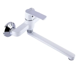 Смеситель для кухни со стены Globus Lux Laguna GLA-0104-7-WHITE Фото - 3