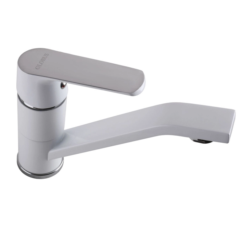 Змішувач для умивальника Globus Lux Laguna GLA-0203MQ-7-WHITE Фото - 3