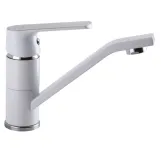 Смеситель для умывальника Globus Lux Laguna GLA-0203MQ-7-WHITE Фото - 2