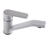 Смеситель для умывальника Globus Lux Laguna GLA-0203MQ-7-WHITE Фото - 3