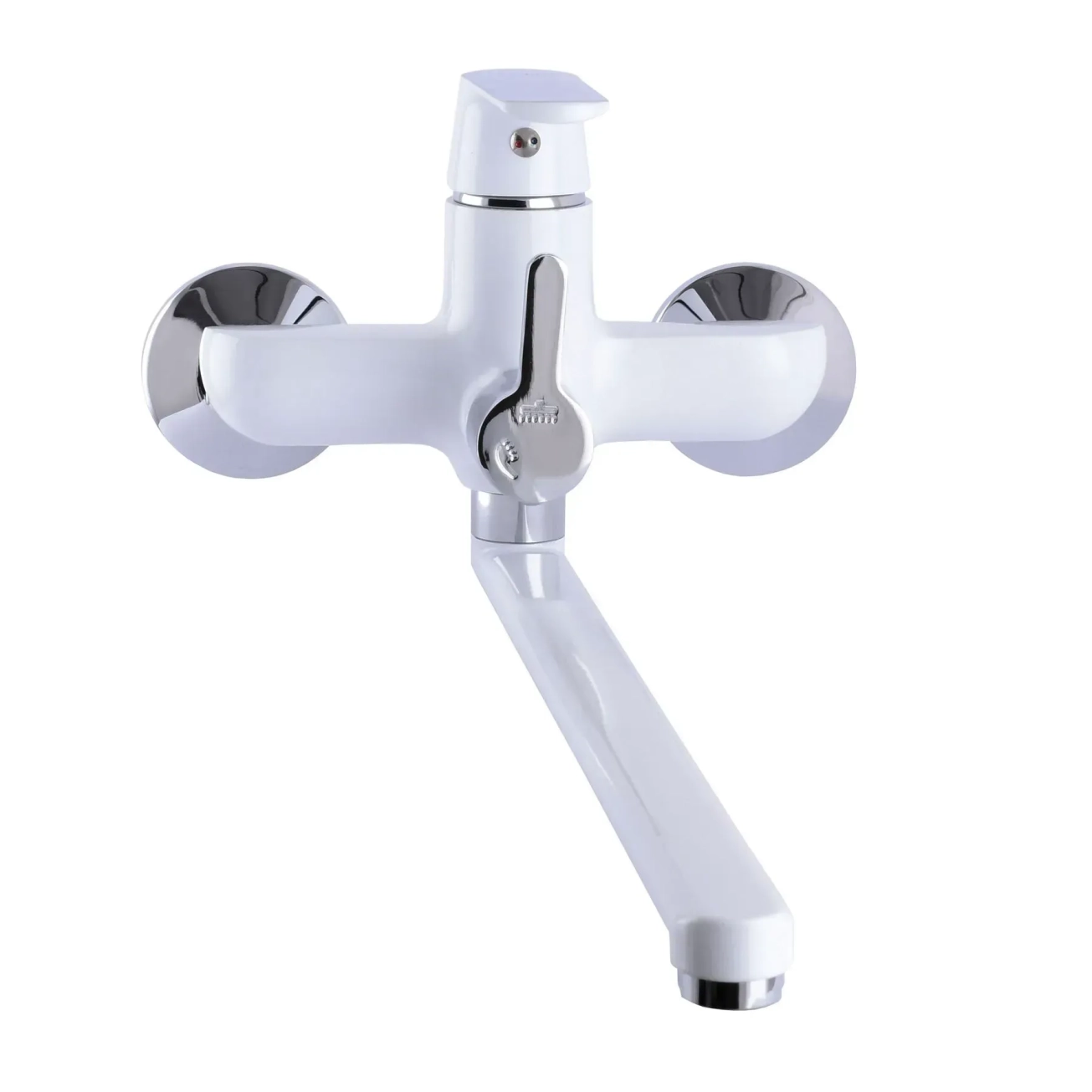 Смеситель для ванной Globus Lux Laguna GLA-0208-7-WHITE EURO Фото - 2
