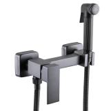 Змішувач гігієнічний Globus Lux Niagara  GLN-5-106MIX-Graphite