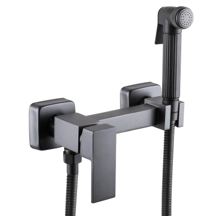 Змішувач гігієнічний Globus Lux Niagara  GLN-5-106MIX-Graphite