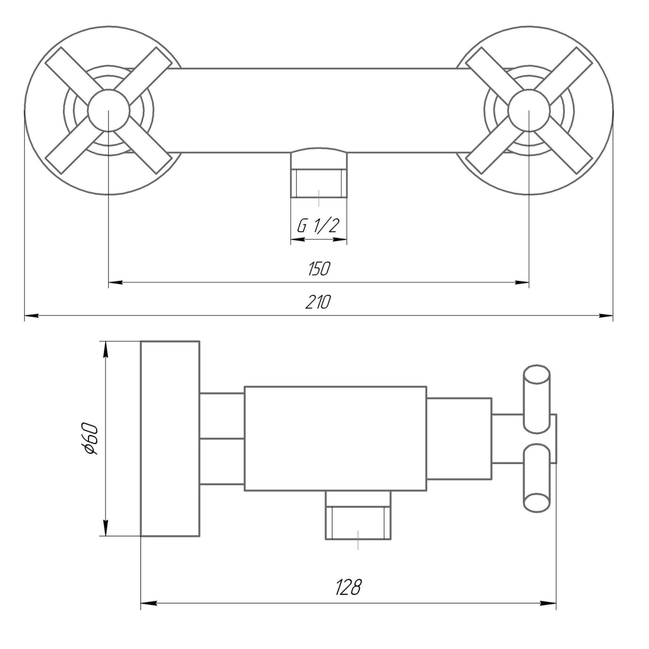 Смеситель для душа Globus Lux DUKAT SD4-105 Фото - 5