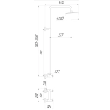 Душевая система Globus Lux DUKAT SD4-SH-05 Фото - 1