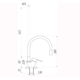 Змішувач для кухні Globus Lux MAIN SM-203SB Фото - 1